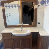 Mobile da bagno in arte povera