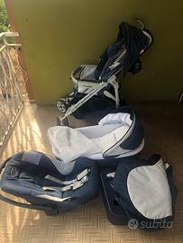 Trio inglesina zippy culla passeggino trasportino