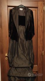 Abito marrone velluto 