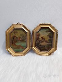 Coppia quadri dipinti a olio