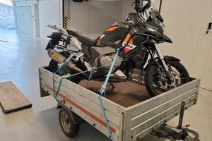 Carrello porta cose, moto, kart ecc