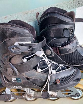roller adulto "oxelo" +set protezioni