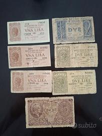 Banconote italiane vintage