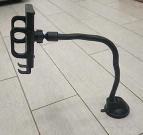 Supporto auto smartphone braccio flessibile
