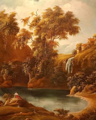 Paesaggio Autunnale olio su Rame Trattabile 