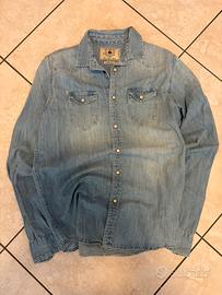 Camicia in Denim Zara Uomo - S