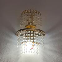 Lampada da parete in cristalli di Murano