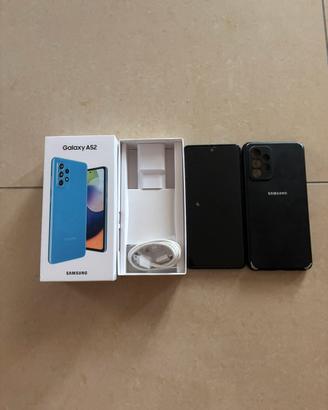 Samsung A52 128GB – completo + cover e box