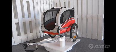 Rimorchio  Bici Per CaniSnoopy (Taglia S - Rosso) 