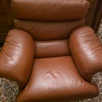 Poltrona in pelle