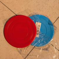2x Frisbee in Silicone per cani