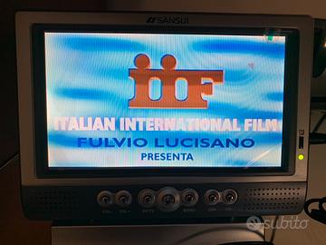 TV 7 Pollici Sansui PAL B/G Telec Accendi Sigari