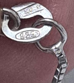 collana argento 925 con ciondolo 