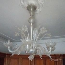 Pezzo unico - lampadario Veneziano di vetro 