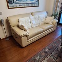 DIVANO LETTO 3 POSTI VERA PELLE