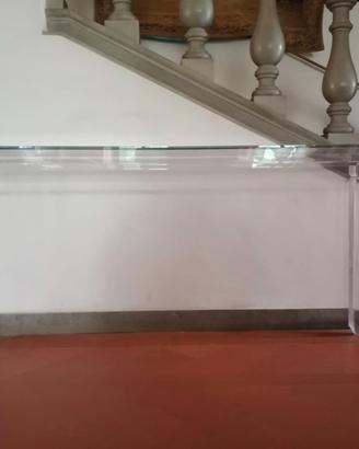 Tavolo cristallo e plexiglass