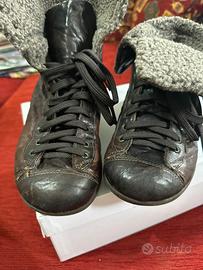 Sneakers in vera pelle n 36