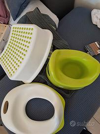 seggiolone +copri wc e vasino ikea