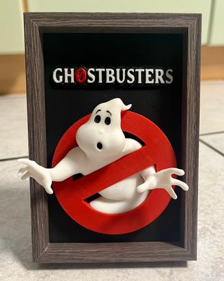 quadretto cornicetta Ghostbusters 13x18cm plastica
