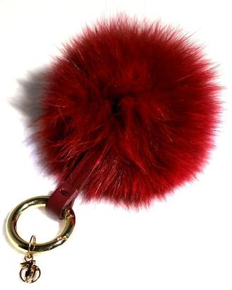 Portachiavi pompon rosso di TRUSSARDI