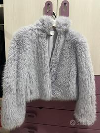 pelliccia color lilla