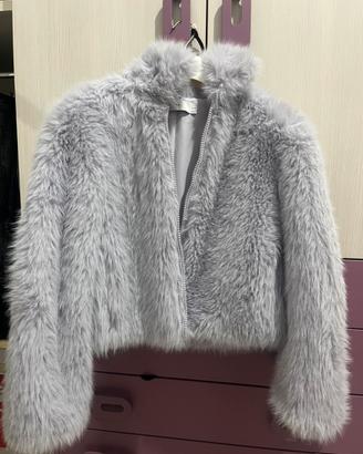 pelliccia color lilla