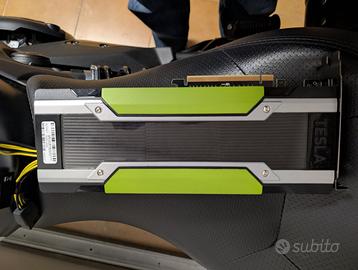 Nvidia Tesla k80 con connettore