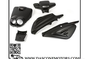 Kit carene Booster ng Nero opaco 1995 1999