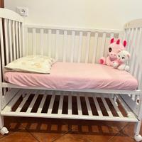 Lettino per bambini marca cuoricini 115x65