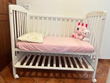 Lettino per bambini marca cuoricini 115x65