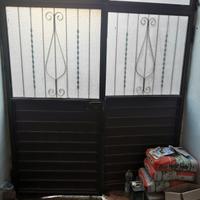 porta in ferro per garage o cantina
