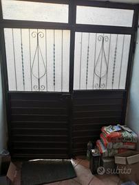 porta in ferro per garage o cantina