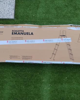 scaletta piscina fuoriterra tubolare 