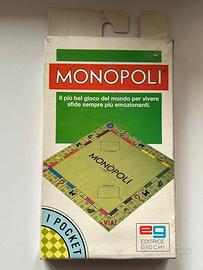 Monopoli tascabile nuovo vintage