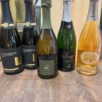 lotto di 5 bottiglie di bollicine