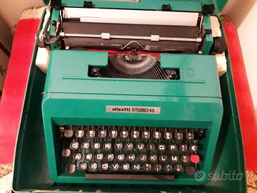 Macchina da scrivere olivetti studio 45