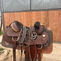 sella e set completo monta americana / western