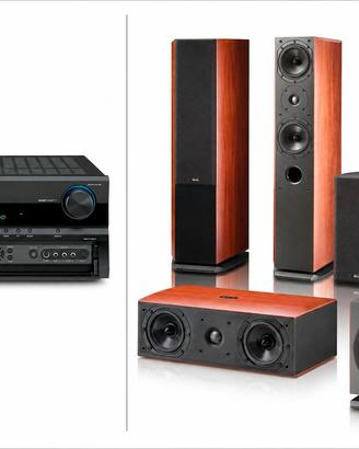 Home Theater Onkyo TX-SR805 e Indiana Line 