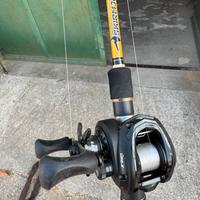 Combo canna Molix e mulinello casting Abu Garcia