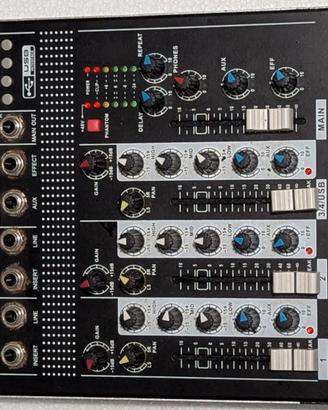 Mixer Audio Profes 4 Canali con USB  Phantom Power