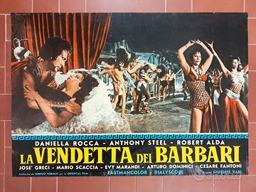 La Vendetta Dei Barbari 1960 Poster Originale Cast