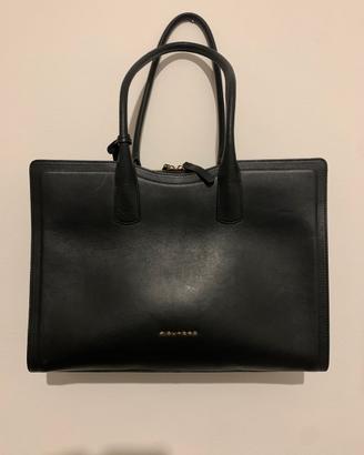 Borsa Piquadro Pelle Nera Donna Porta PC 14"