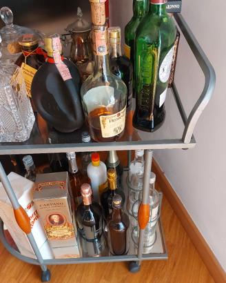 carrello per liquori 