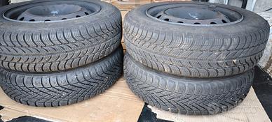 quattro gomme complete invernali Citroen C3