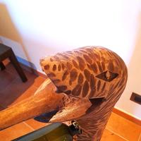 Scultura in legno oggetto di design