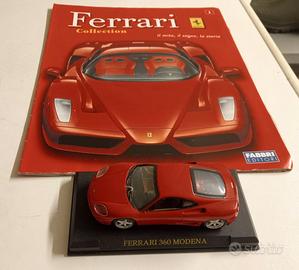 Modellino Ferrari 360 Modena scala 1:43
