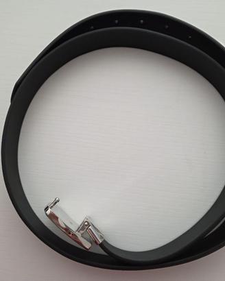 Cintura di Pelle nera goffrata Montblanc