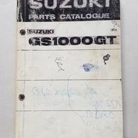 SUZUKI GS 1000 GT 1980 catalogo ricambi originale