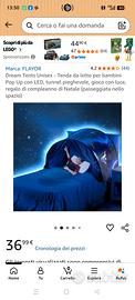 Tende notte stellata 