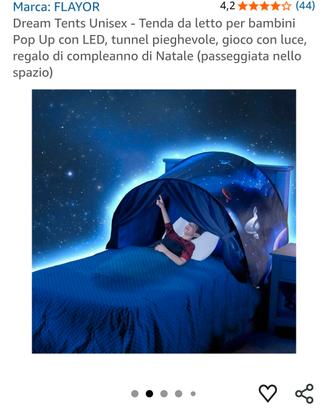 Tende notte stellata 